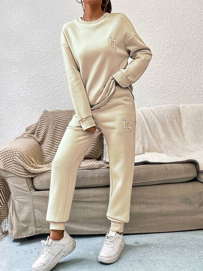 Women's Sweatshirt and Joggers Two-Piece Set - photo 5