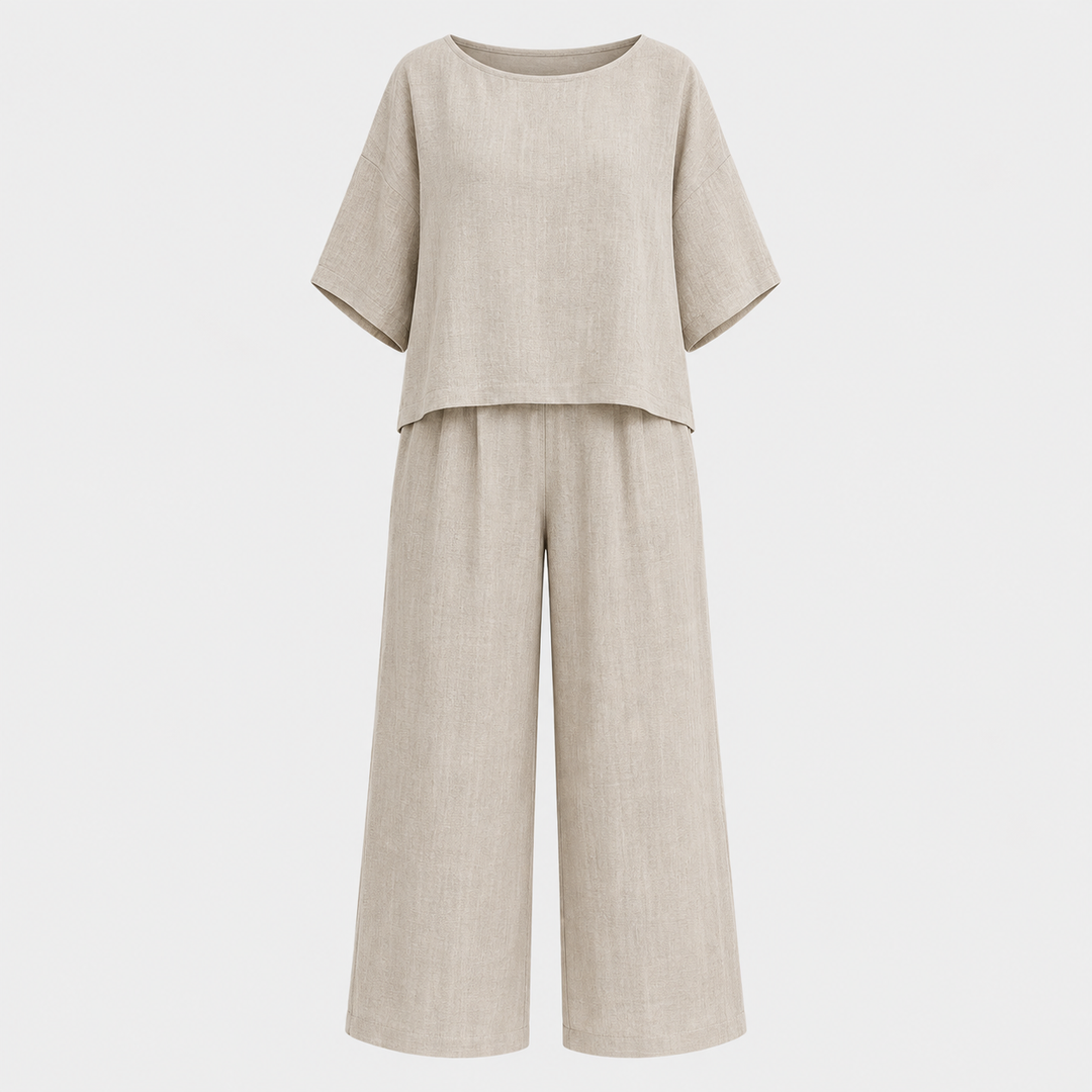 Women's Relaxed Wide-Leg Two-Piece Set - photo 5