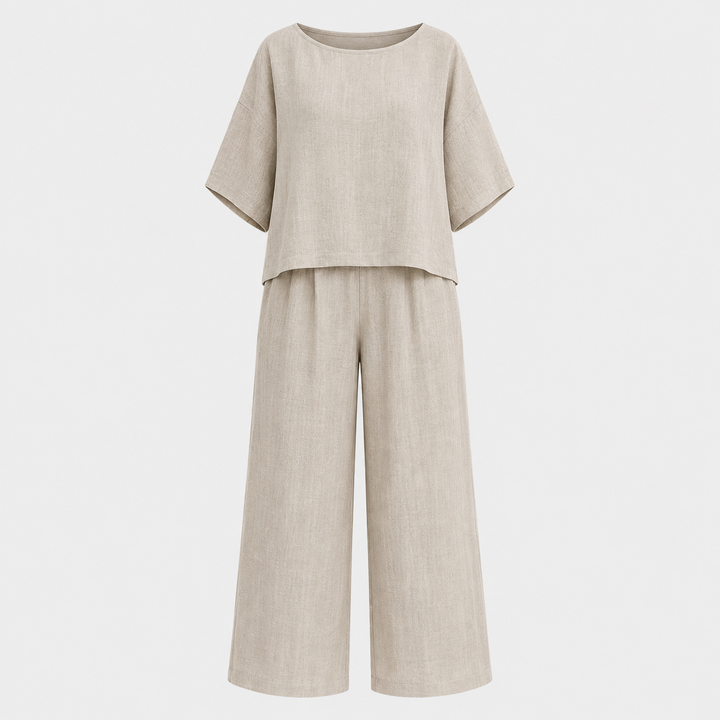 Women's Relaxed Wide-Leg Two-Piece Set - photo 5
