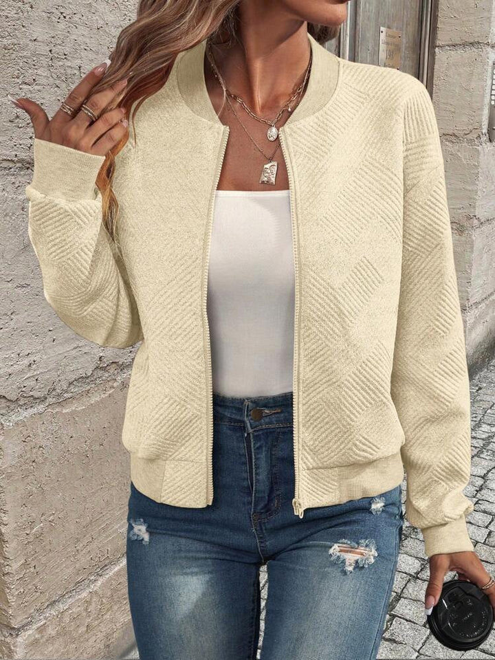 Women's Relaxed Zip-Front Bomber Jacket - photo 9