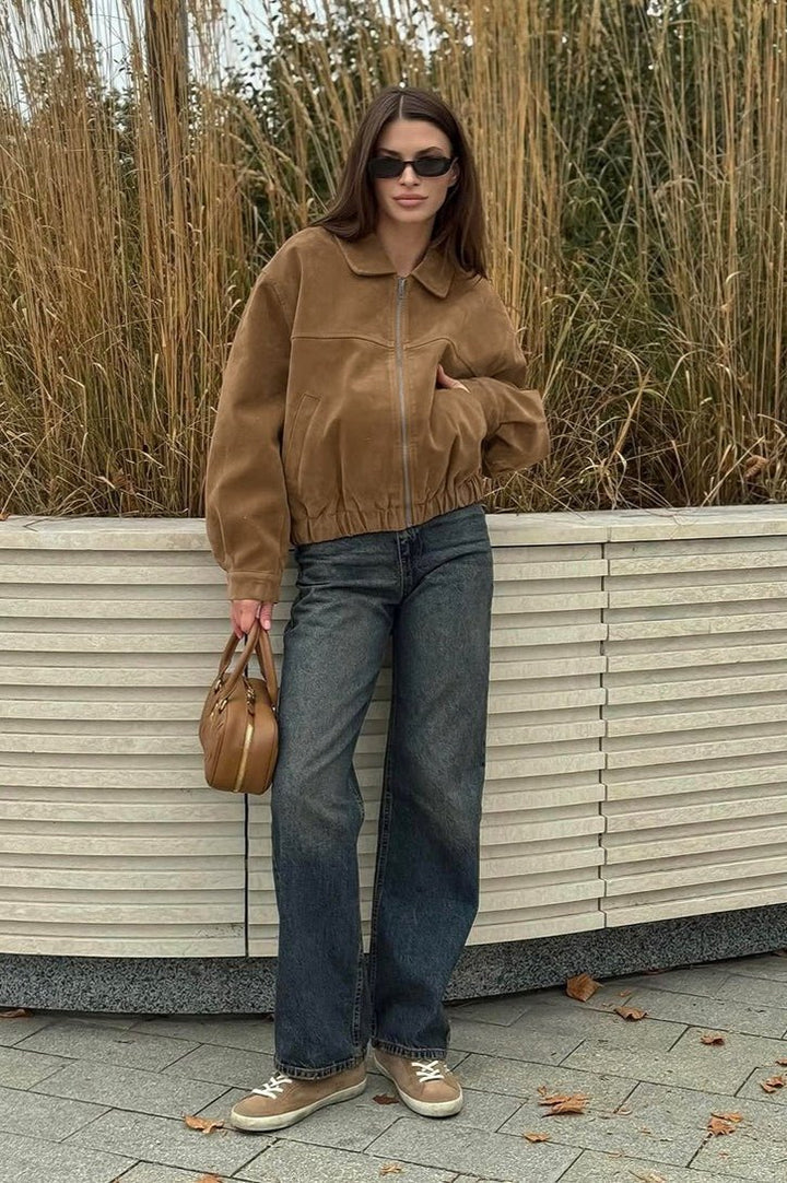 Women's Relaxed Zip-Front Jacket - photo 8