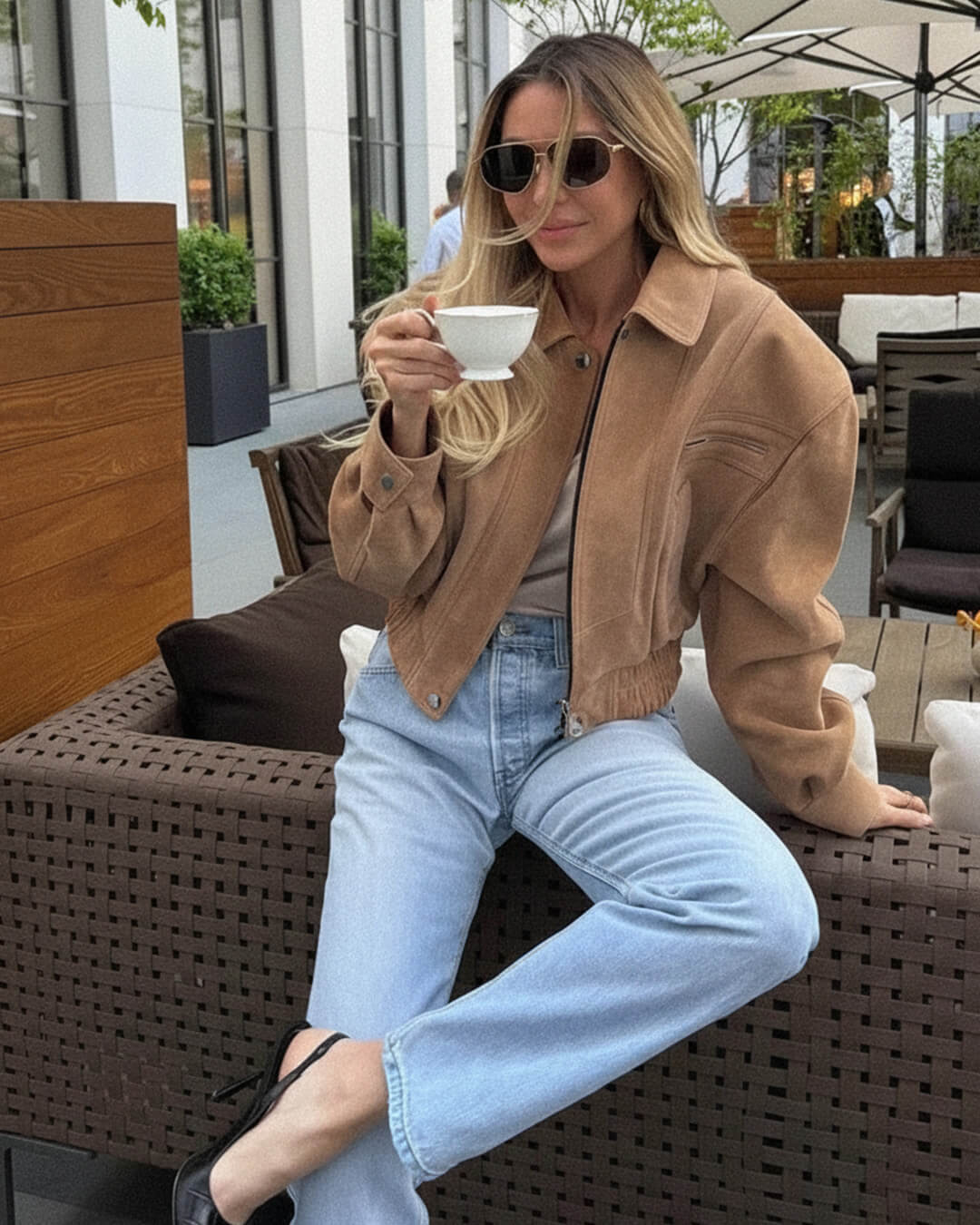 Women's Relaxed Zip-Front Pocket Jacket - photo 7