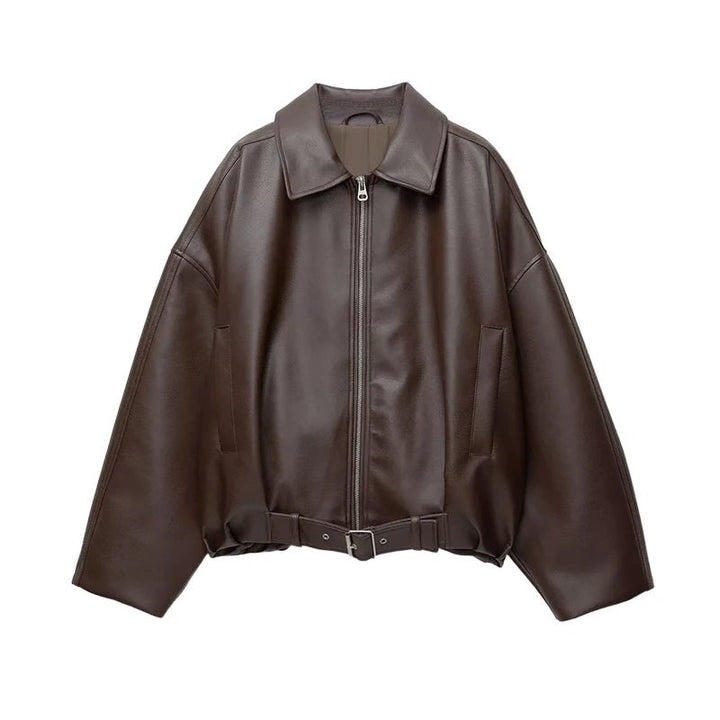 Women's Relaxed Zip-Front Jacket with Side Pockets - photo 4