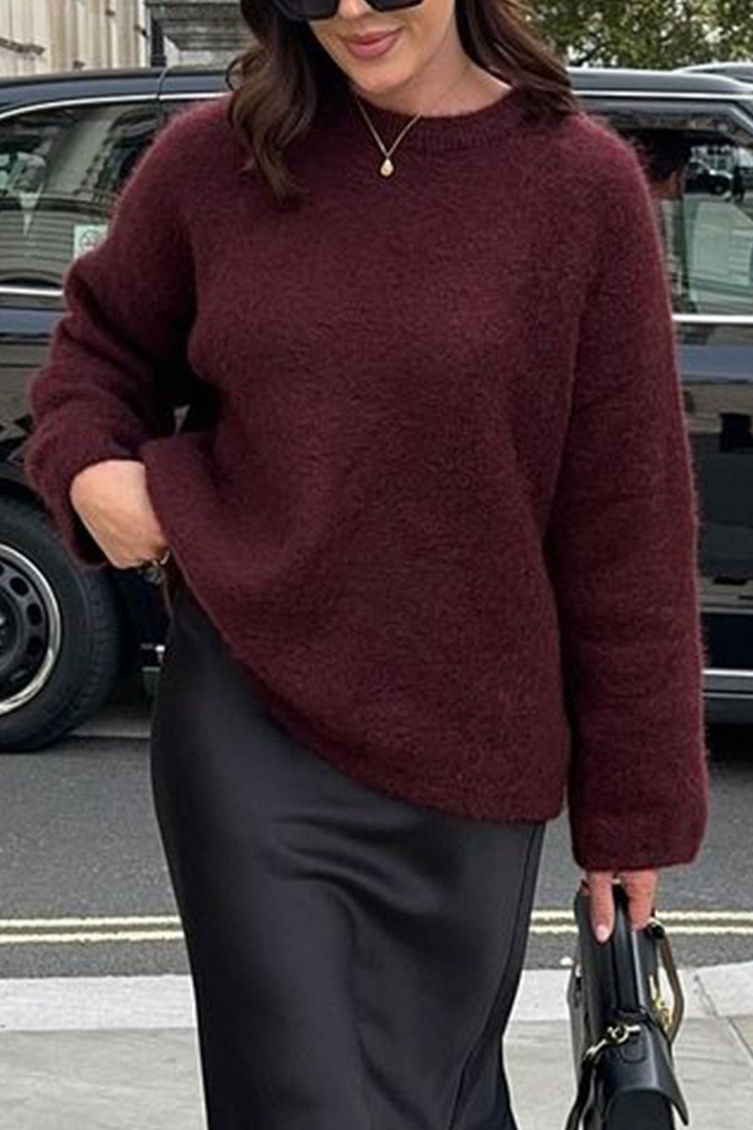 Women's Ribbed Crew Neck Jumper - photo 3