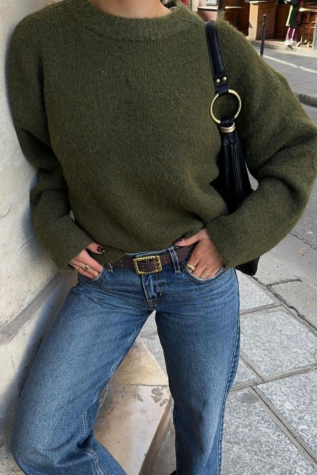 Women's Ribbed Crew Neck Jumper - photo 6