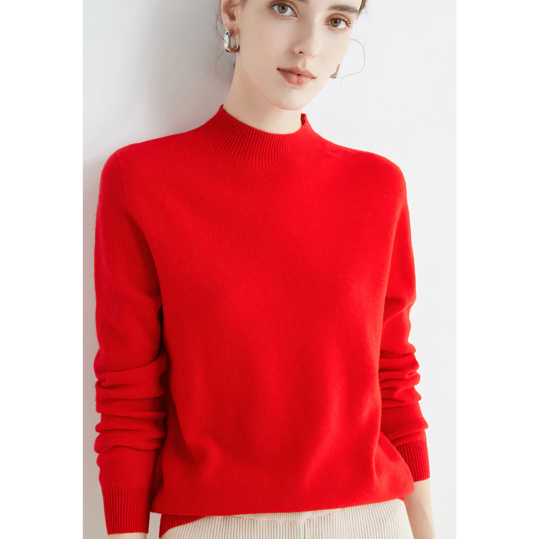 Women's Roll Neck Long Sleeve Jumper - photo 1