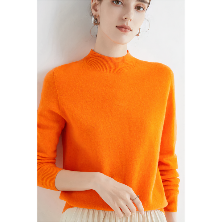 Women's Roll Neck Long Sleeve Jumper - photo 4