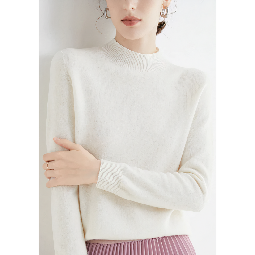 Women's Roll Neck Long Sleeve Jumper - photo 5
