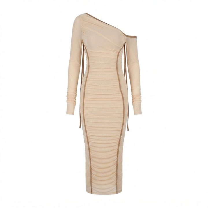 Women's Ruched One-Shoulder Dress - photo 4