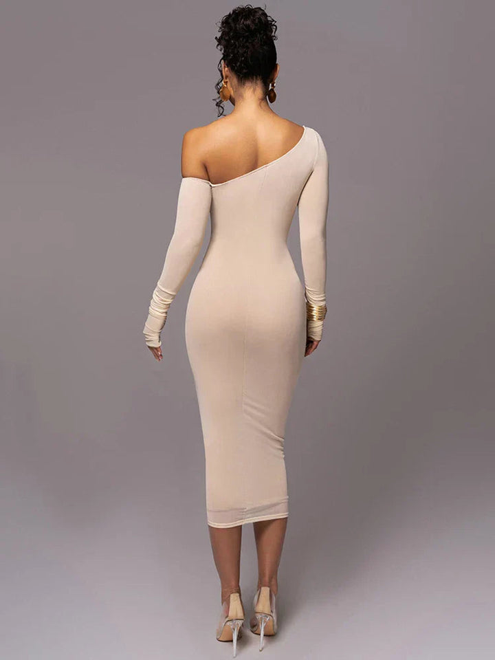 Women's Ruched One-Shoulder Dress - photo 7