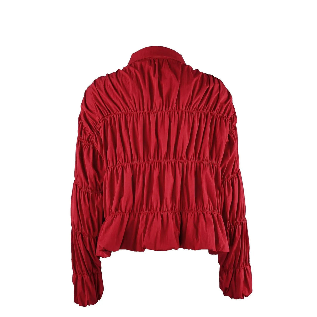 Women's Ruched Zip-Front Jacket - photo 6