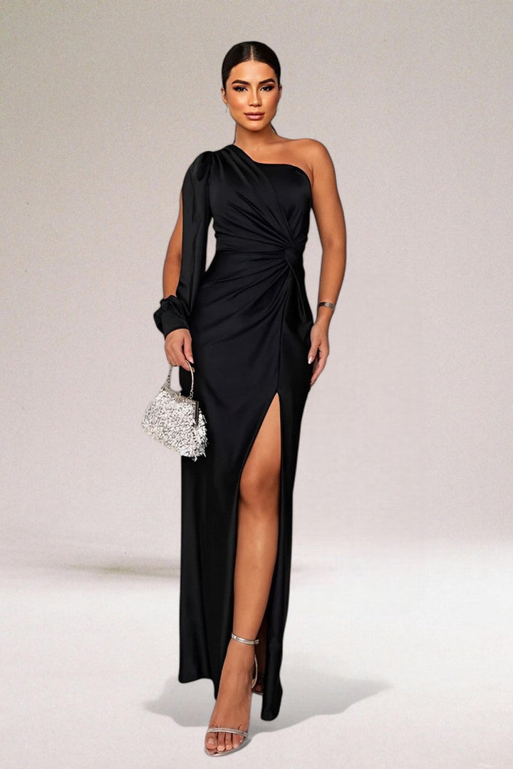 Women's Satin One-Shoulder Jumper - photo 15