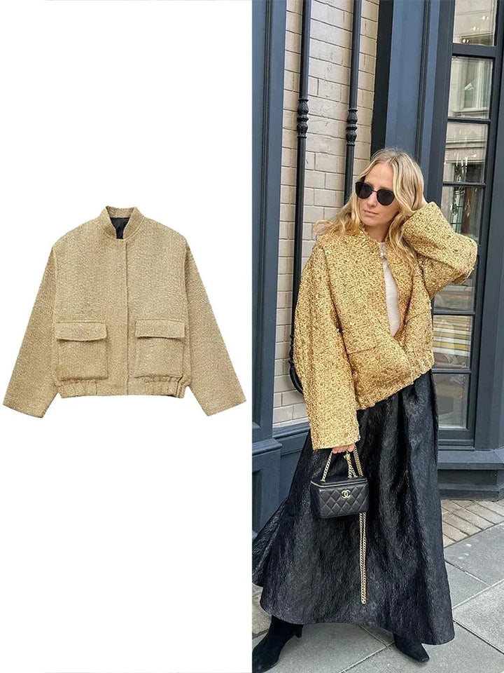Women's Sequin Blazer with Tailored Cut - photo 9