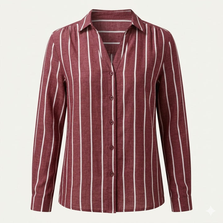 Women's Striped Blouse - photo 5