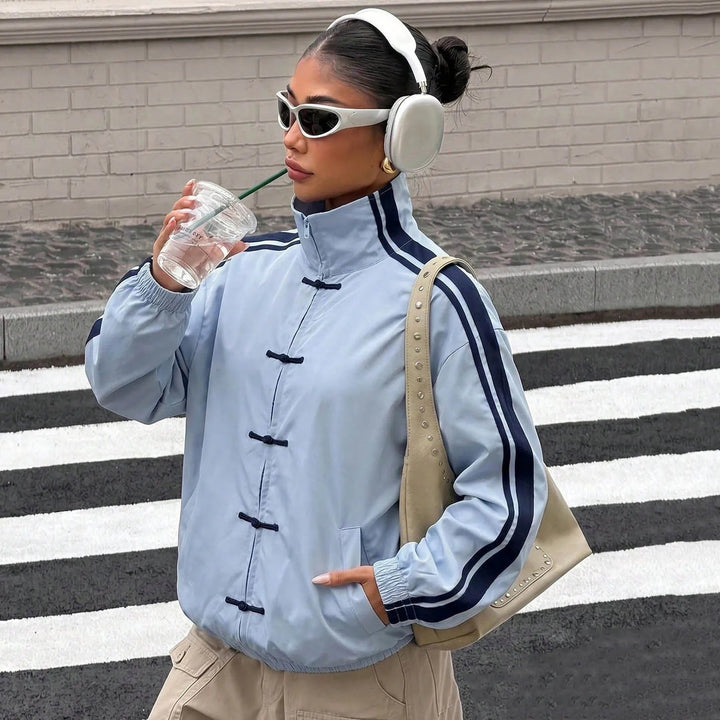 Women's Striped Relaxed Jacket - photo 3