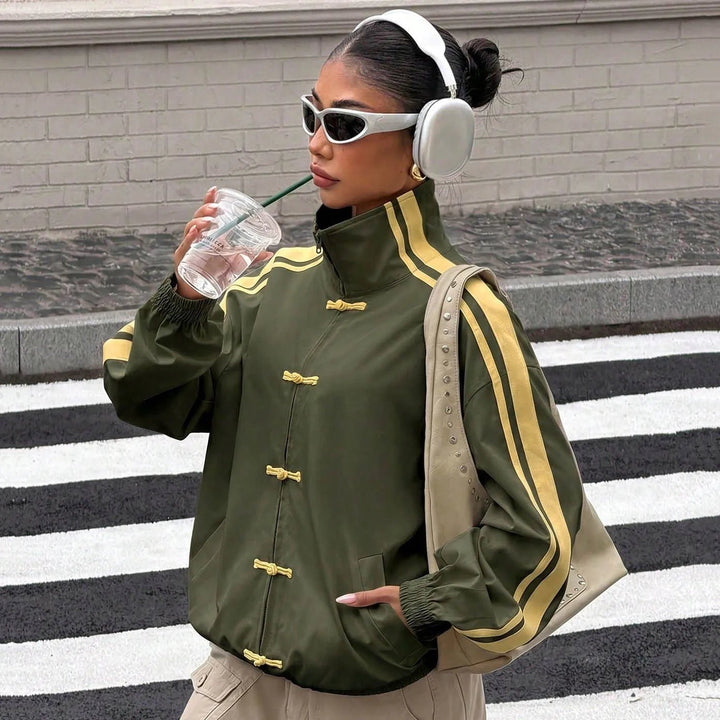 Women's Striped Relaxed Jacket - photo 6