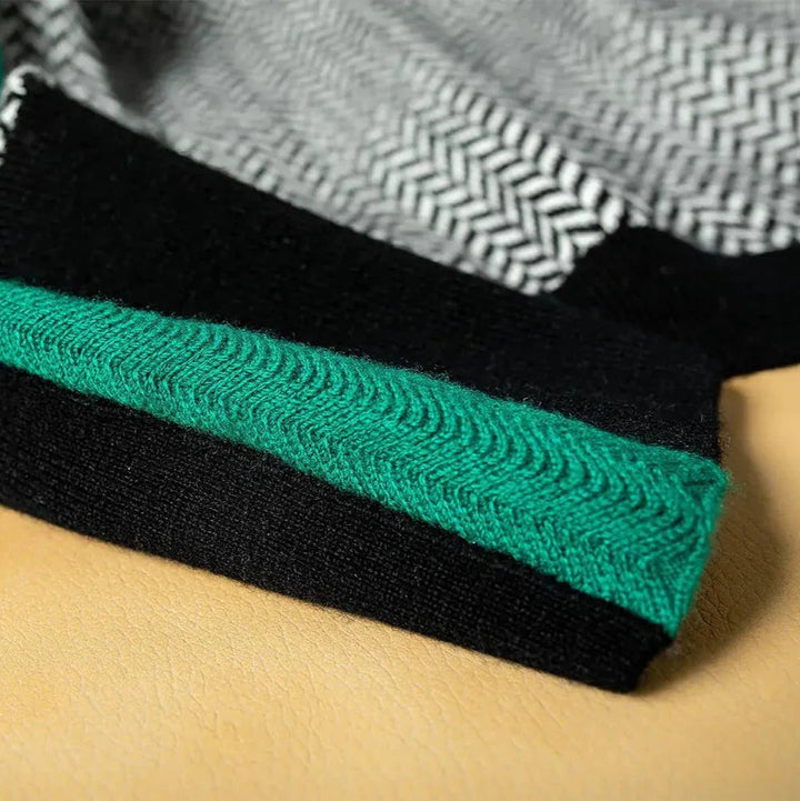 Women's Striped Roll Neck Jumper - photo 8