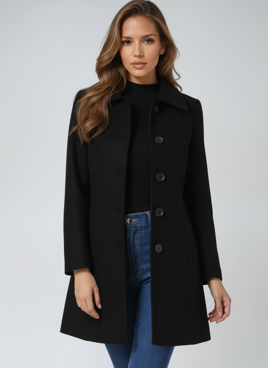 Women's Tailored Button-up Trench Coat - photo 1