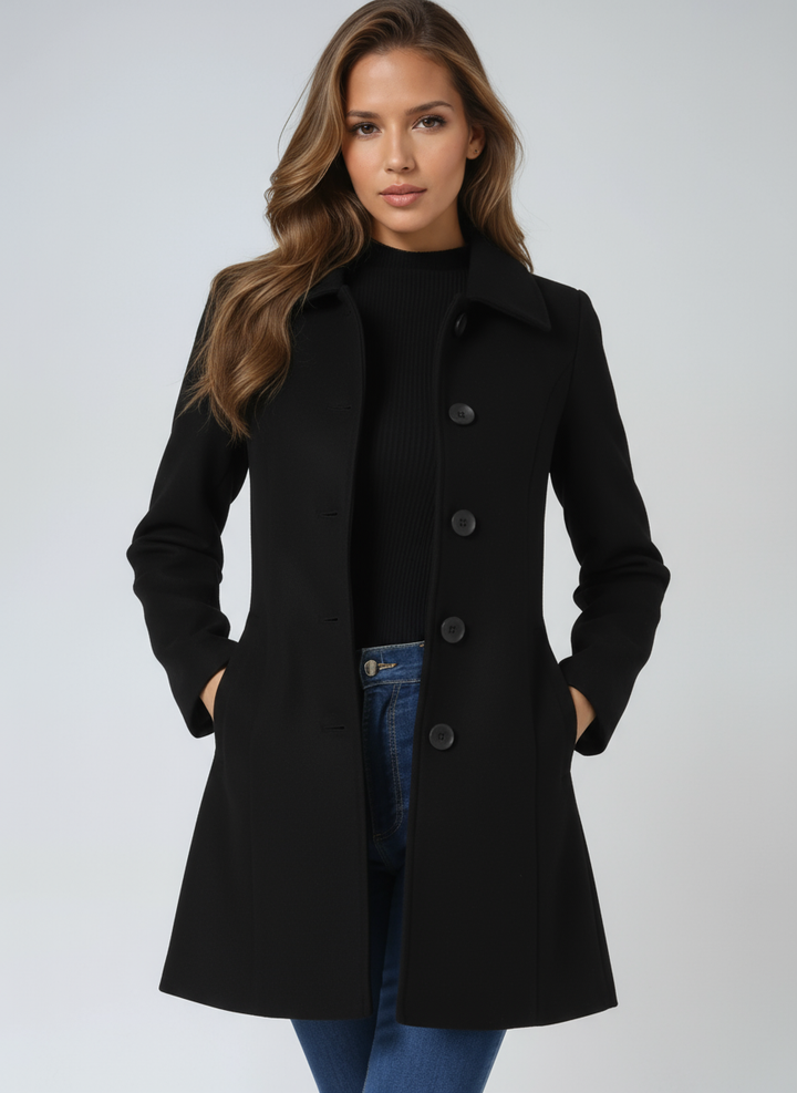 Women's Tailored Button-up Trench Coat - photo 2
