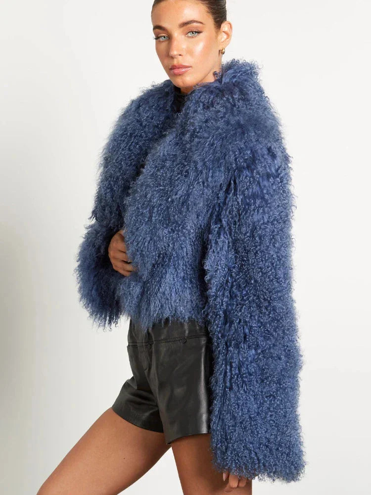 Women's Teddy-style Coat with Long Sleeves - photo 5