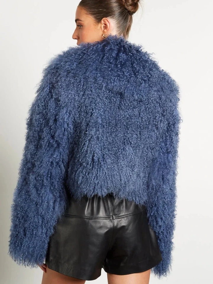 Women's Teddy-style Coat with Long Sleeves - photo 6
