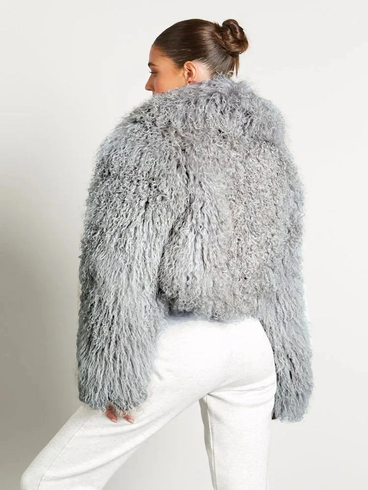 Women's Teddy-style Coat with Long Sleeves - photo 8