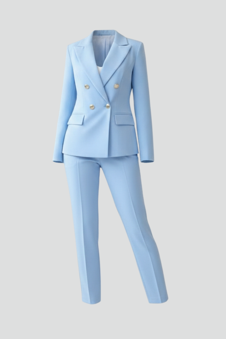 Women's Two-Piece Set in Light Blue - photo 11