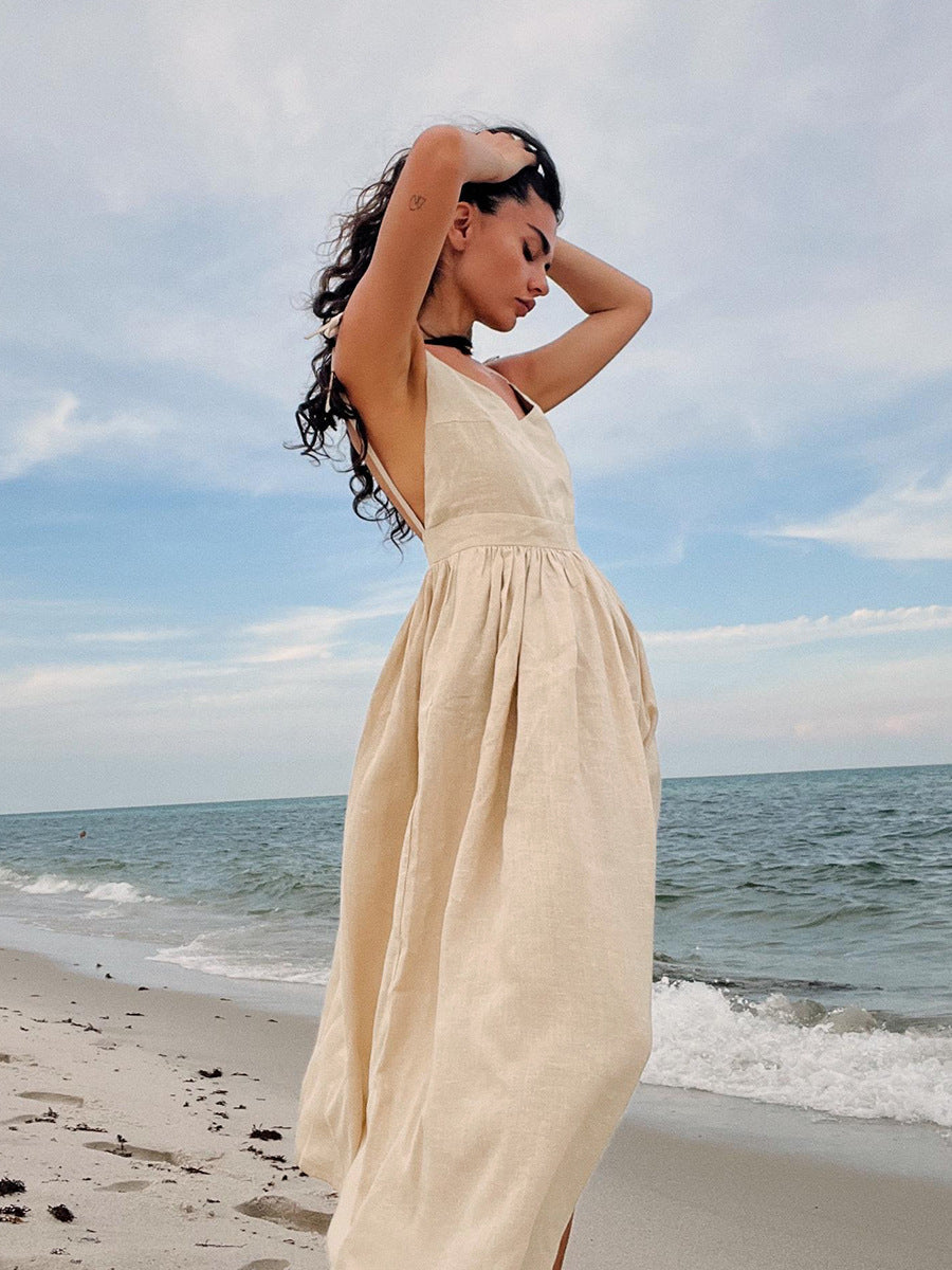 Women's V-Neck Midi Dress - photo 12