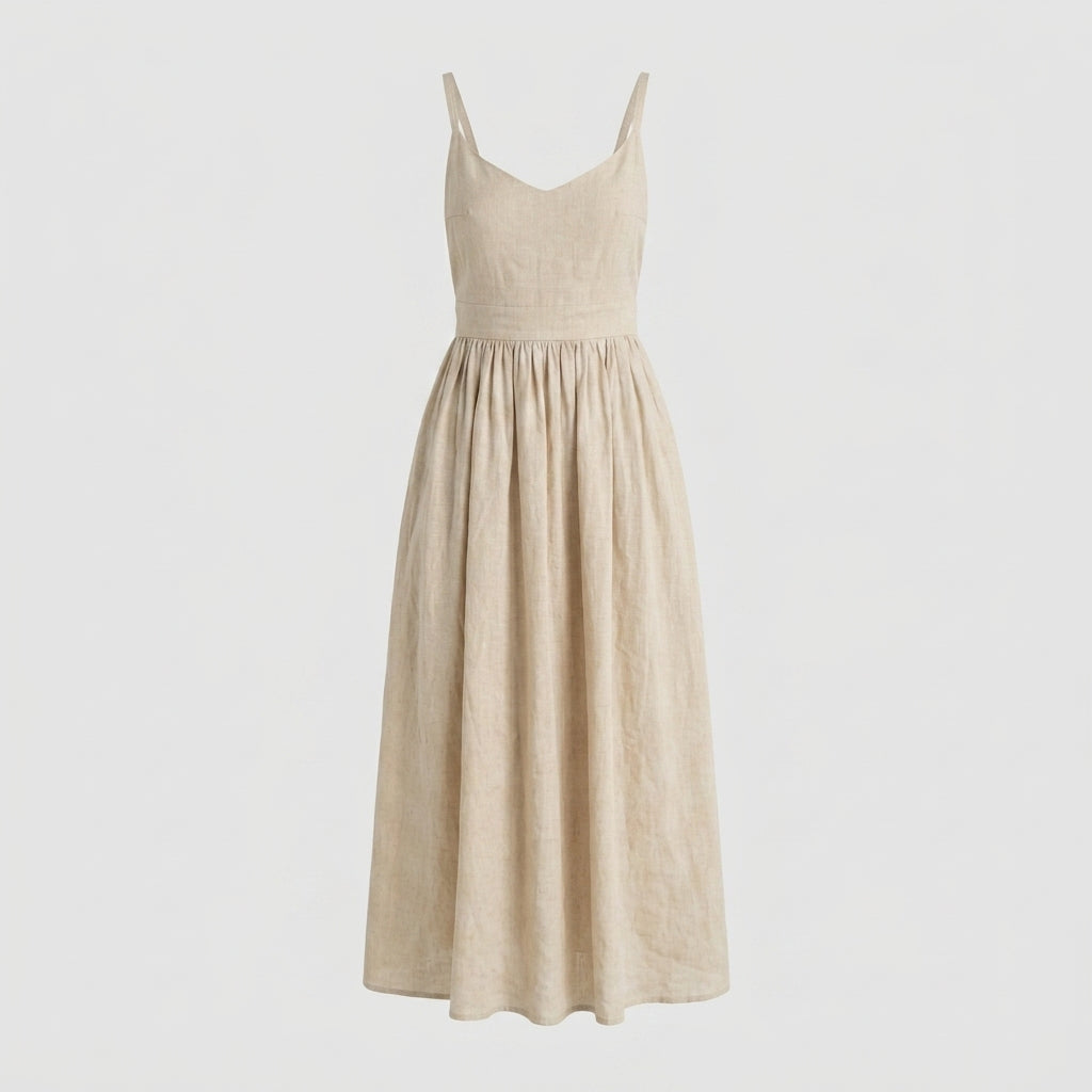 Women's V-Neck Midi Dress - photo 7