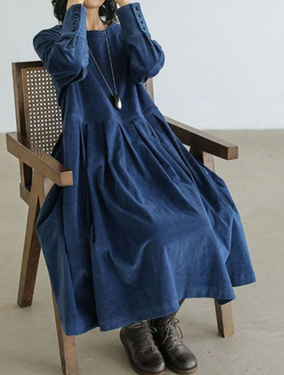 Women's Wide-Leg Long Sleeve Midi Dress - photo 1