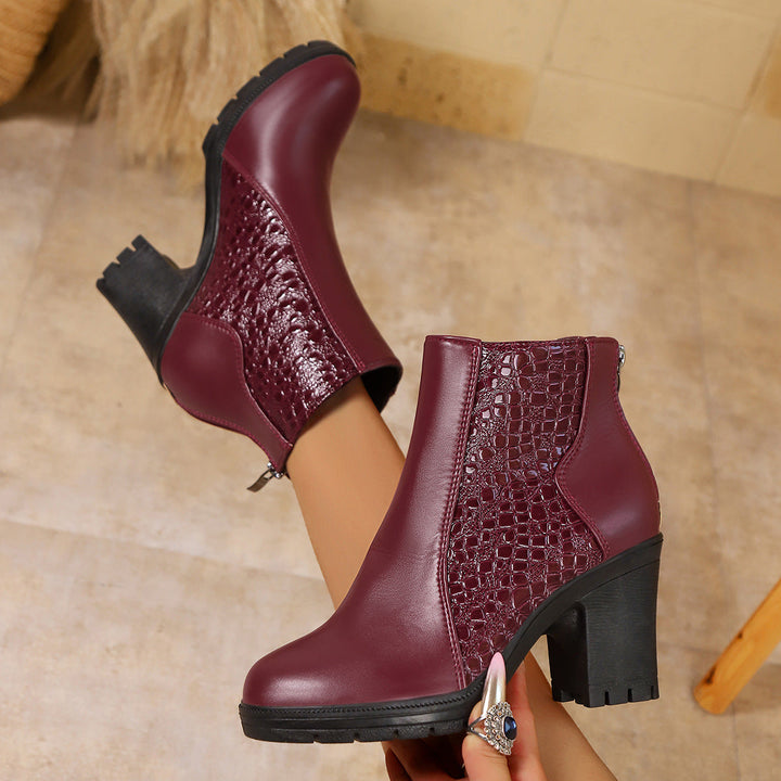 Women's Winter Grip Sole Ankle Boots - photo 3