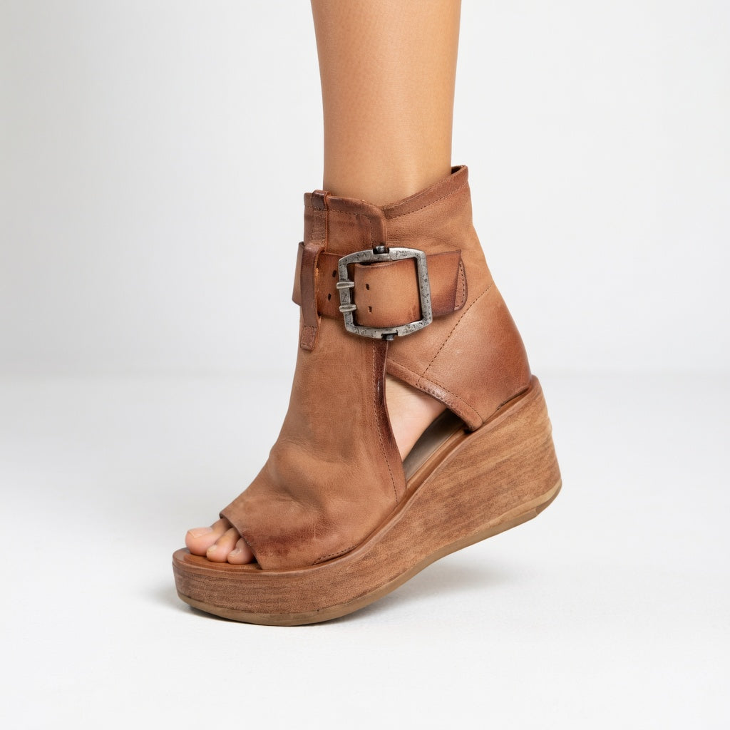 Women's Winter Buckled Ankle Boots - photo 4