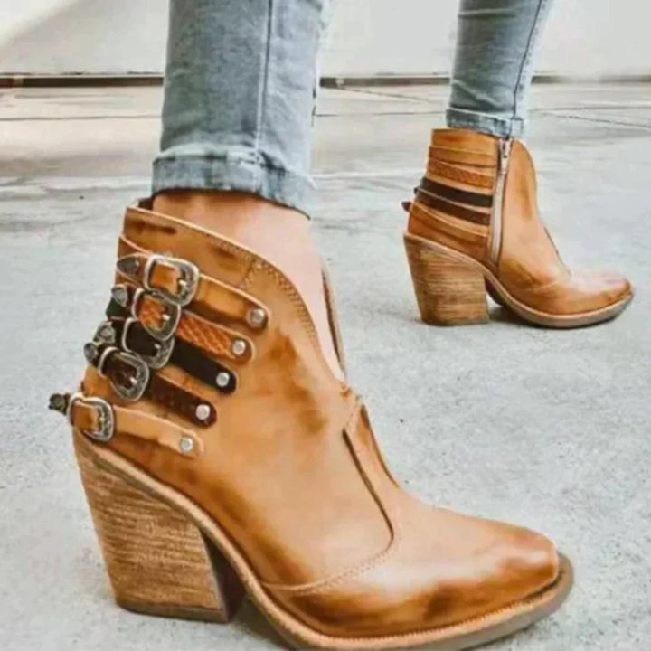 Women's Winter Boots with Buckle Strap - photo 1