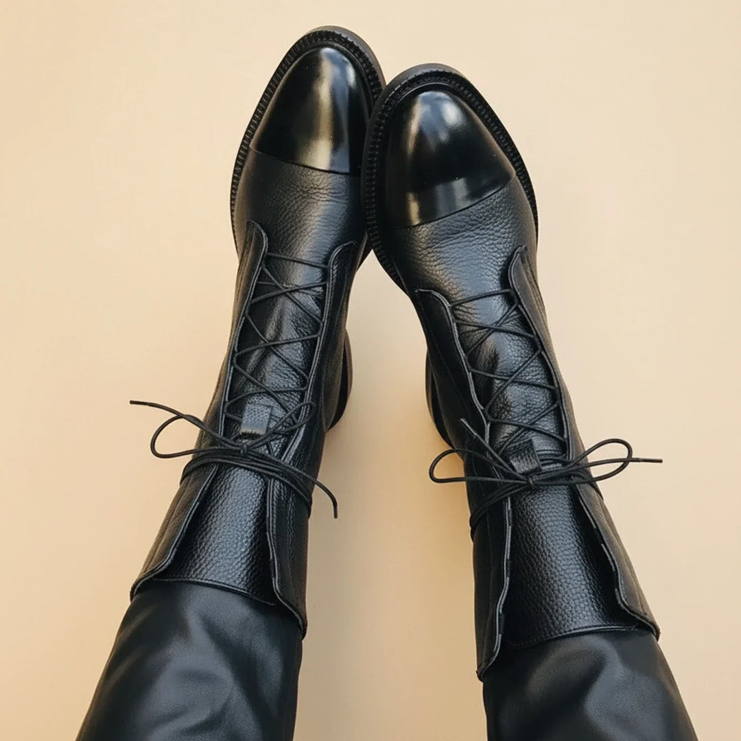 Women's Winter Boots with Lace-Up Front - photo 1