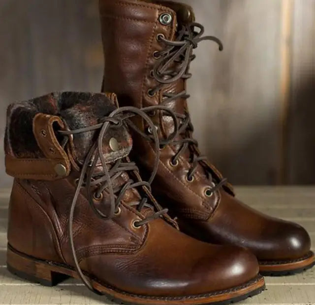 Women's Winter Boots in Dark Brown - photo 1