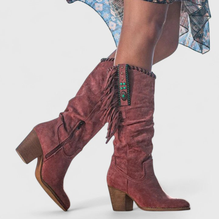 Women's Winter Boots with Heel - photo 1