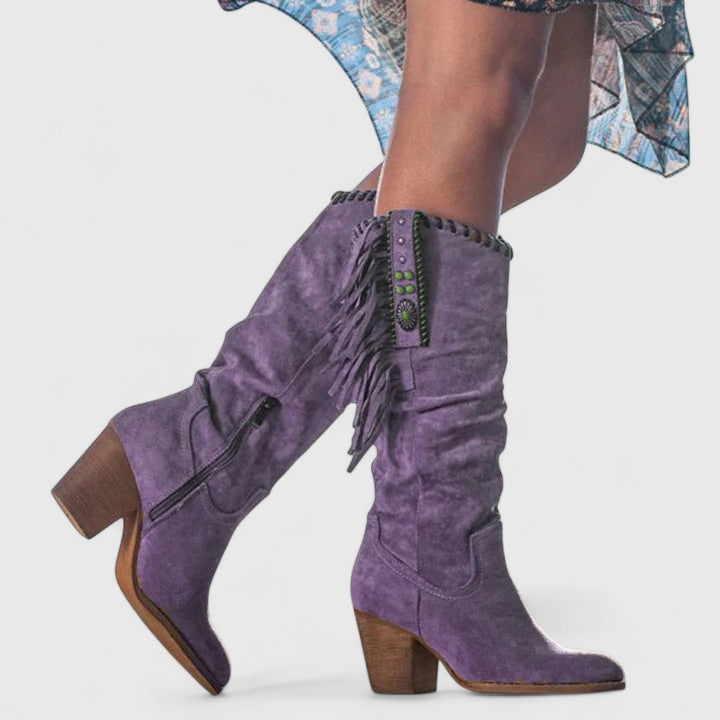 Women's Winter Boots with Heel - photo 2