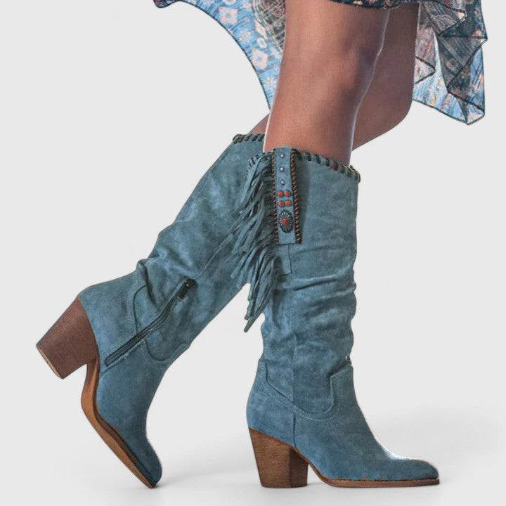 Women's Winter Boots with Heel - photo 3