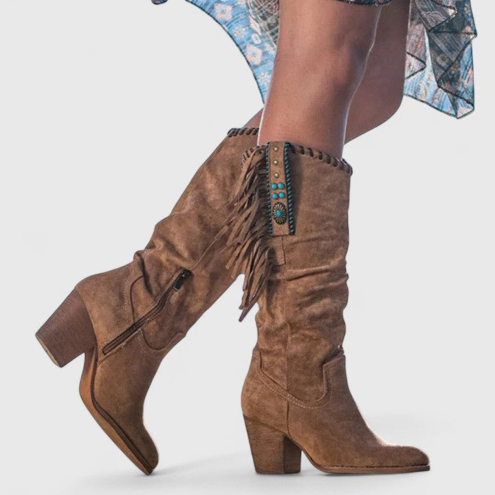 Women's Winter Boots with Heel - photo 4