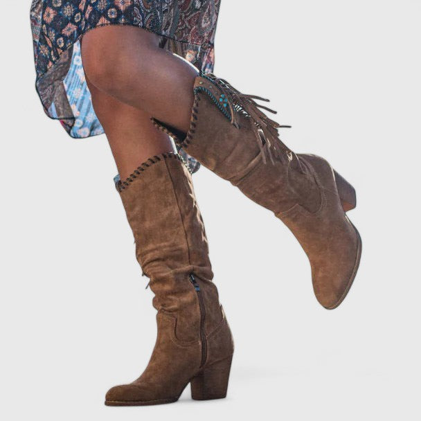 Women's Winter Boots with Heel - photo 7
