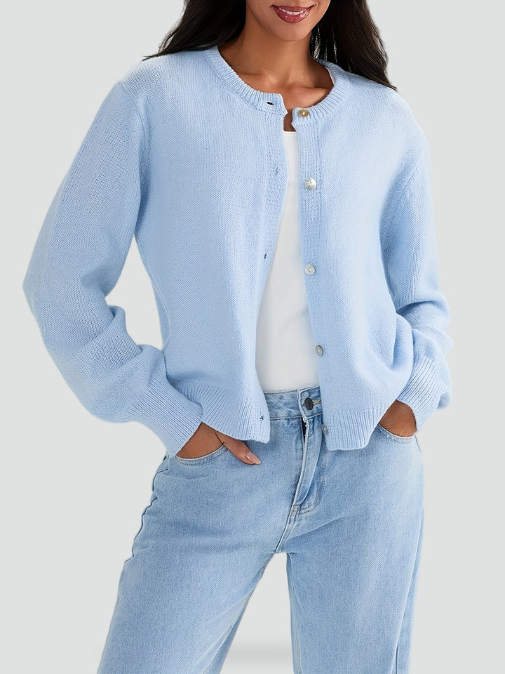 Women's Button-Front Winter Jumper - photo 12