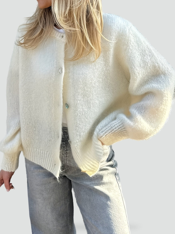 Women's Button-Front Winter Jumper - photo 4
