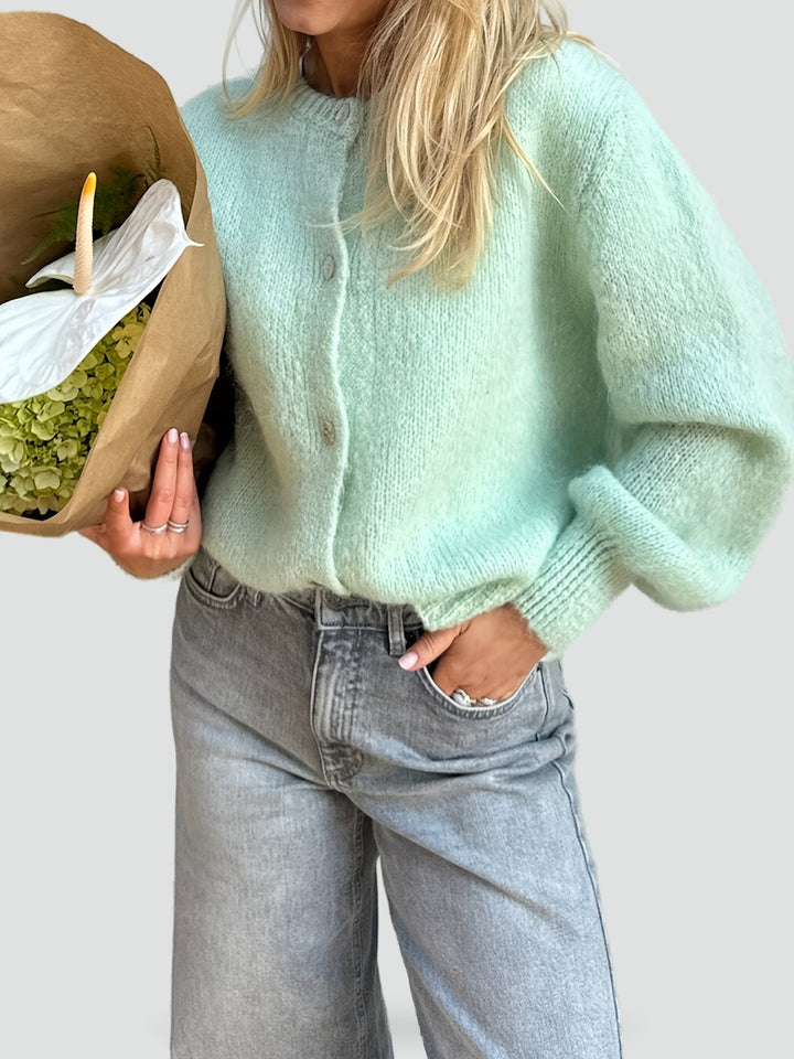 Women's Button-Front Winter Jumper - photo 9