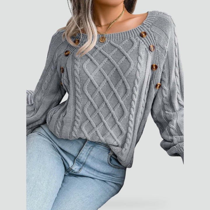 Women's Knitted Winter Jumper - photo 5