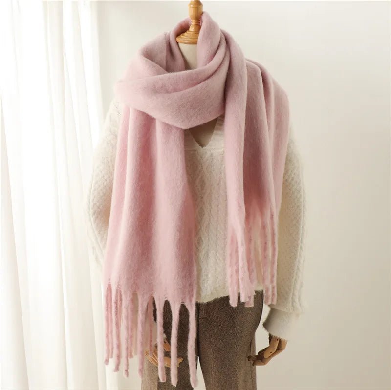 Women's Wrap Ruched Scarf with Collar - photo 7