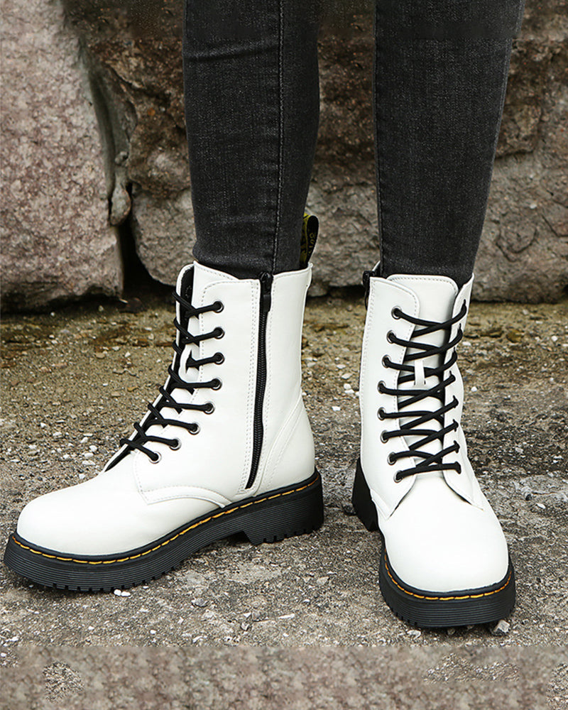 Women's Zip-Front Ankle Boots - photo 5