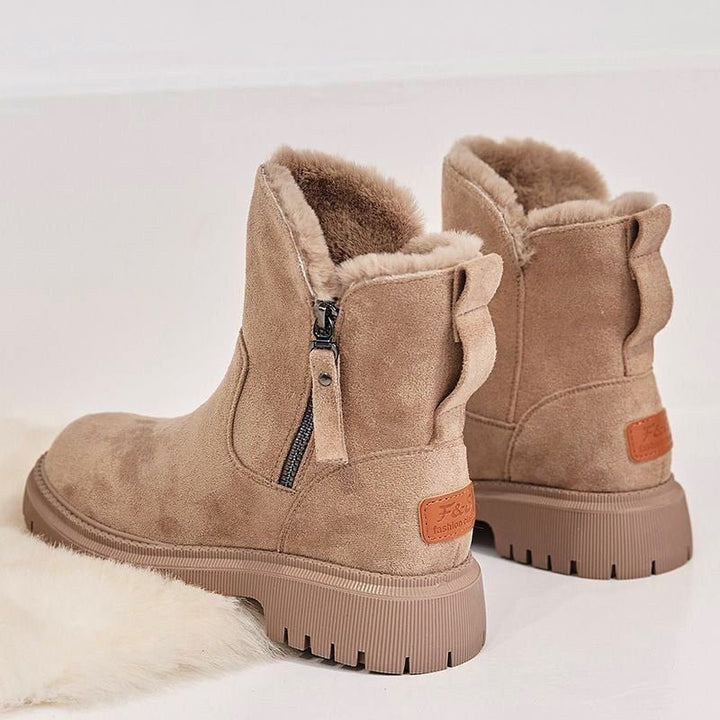 Women's Zip-Front Boots with Grip Sole - photo 2