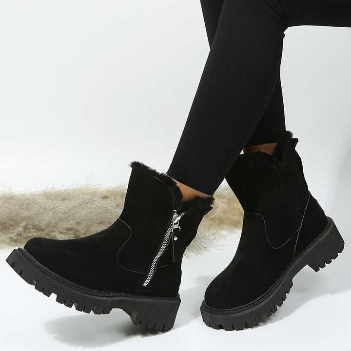 Women's Zip-Front Boots with Grip Sole - photo 3