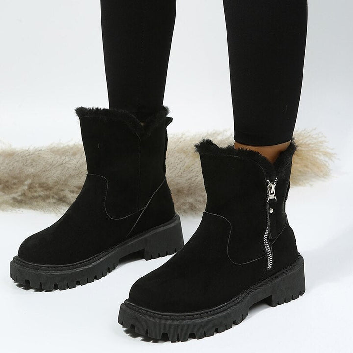 Women's Zip-Front Boots with Grip Sole - photo 4