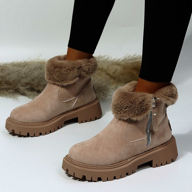 Women's Zip-Front Boots with Grip Sole - photo 8